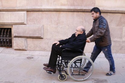 Fèlix Millet, en la salida de la Audiencia de Barcelona, después de conocer la sentencia del caso Palau.