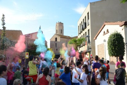 La fiesta Holi fue uno de los actos que reunió más gente.