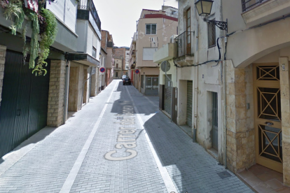 Imatge del carrer General Prim del Vendrell.