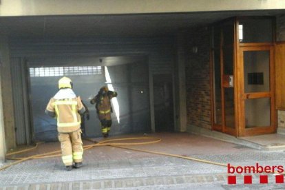 Imatge d'una dotació de Bombers de Catalunya.