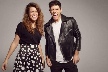 Imatges oficials d'Amaia i Alfred per a Eurovisió 2018.