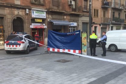 Los Mossos de Esquadra han acordonado la zona