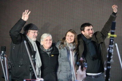 Los consellers Puig, Ponsatí, Serret y Comín han quedado en libertad sin fianza.