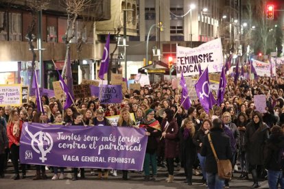 Imagen de la multitudinaria manifestación.