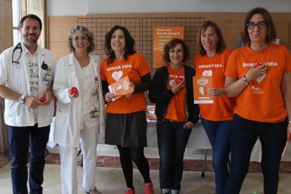 Activitat infromativa a l'Hospital Joan XXIII.