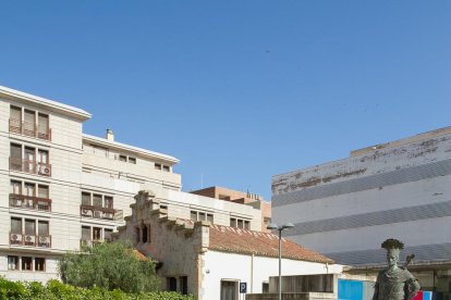 Una imatge d'arxiu de la plaça del Gegant Indi.