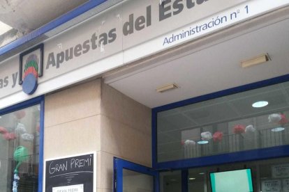 L'Administració de Loteries nº1 de Valls ha repartit 81.000 euros amb la Primitiva.