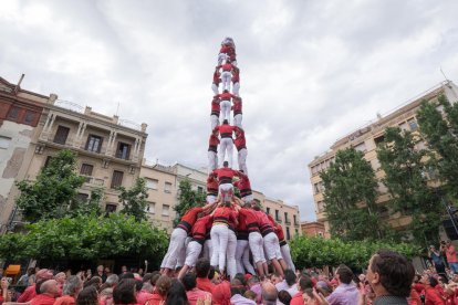 3de9f de la Colla Joves Xiquets de Valls a la diada del Pati