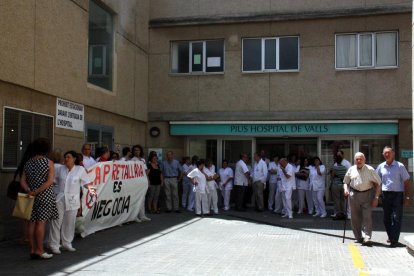 Imagen de archivo de una de las movilizaciones que los trabajadores de Pius han hecho en los últimos años.