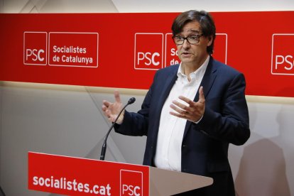 El secretari d'organització del PSC, Salvador Illa