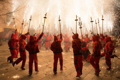 Imagen de archivo del Ball de Diables de Vila-seca.