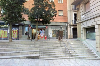 Imagen de la plaza Narcís Oller, en el barrio de Gracia.