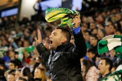 L'afició del Córdoba creu en la permanència.