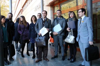 Imatge d'arxiu dels advocats de l'associació han presentat una querella criminal als jutjats de Reus per les càrregues de l'1-O a Mont-roig del Camp.