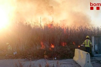 El incendio se ha producido en la zona de Bellissens.