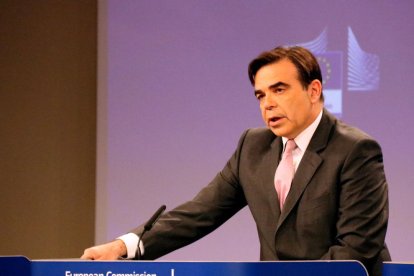 El portavoz de la Comisión Europea, Margaritis Schinas.