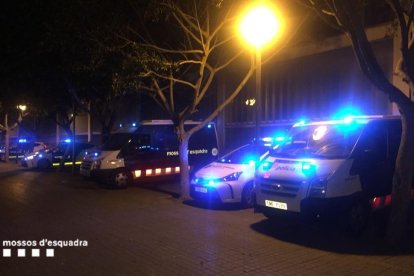 L'operatiu desplegat pels Mossos d'Esquadra i la Guàrdia Urbana de Barcelona