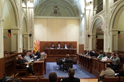 Imatge del ple de la Diputació de Tarragona celebrat aquest divendres 26 de gener.