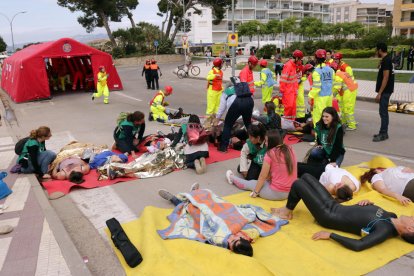 Es tracta d'un exercici pràctic organitzat per la UAB i l'Institut d'Estudis Mèdics.