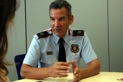 El sergent dels Mossos d'Esquadra Xavier Pérez, que va actuar a la Rambla el 17-A.