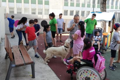 Les activitats amb gossos son l'estrella del Casal Adaptat.