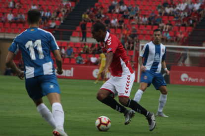 Fali, durant el Nàstic-Espanyol.