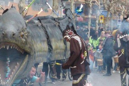 Imatge del seguici de Salou d'aquest matí