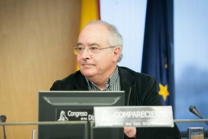 Josep Bargalló durante una comparecencia en el Congreso de los Diputados.