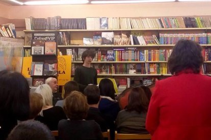 Imagen de un acto cultural celebrado en la librería.