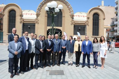 El secretario de Estado de Infraestructuras del Ministerio de Fomento, Julio Gómez-Pomar, ha inaugurado la plaza.