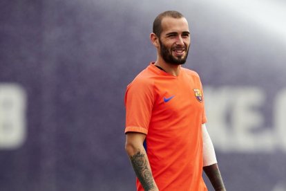 El jugador tarragoní del FC Barcelona, Aleix Vidal.