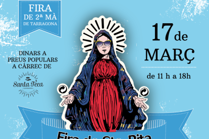 Imatge del cartell de la tercera edició de la Fira Santa Rita.