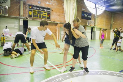 Imagen de la sesión realizada este miércoles en el pabellón de Campclar.