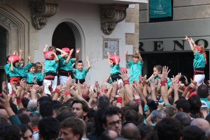 Imatge d'arxiu de la canalla dels Verds durant una diada de Sant Fèlix.