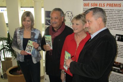 Els organitzadors dels Premis Ones durant la presentació de la 24a edició.