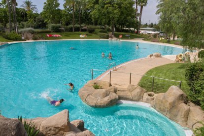 Una imatge d'arxiu de l'espai de les piscines municipals.