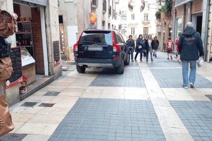 Carrer Major a la Part Alta de Tarragona.