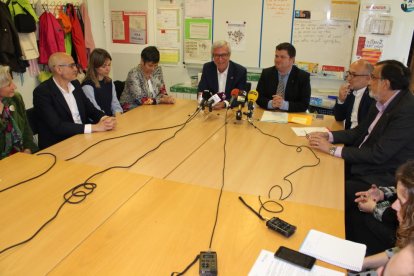 Esta mañana se ha llevado a cabo la presentación de las obras en las actuales instalaciones de la Escola Arrabassada.