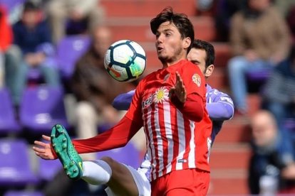 El italiano Edoardo Soleri, en el partido de la última jornada contra el Valladolid.