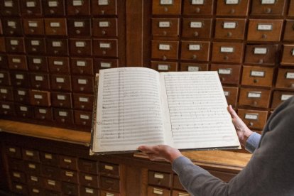 El document l'ha localitzat l'equip tècnic de la biblioteca entre el fons pendent de ser inventariat.