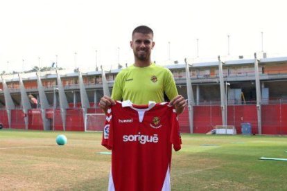 Ramiro Guerra, en el anexo del Nou Estadi.