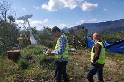 La avioneta accidentada esta mañana hacía vuelos de pruebas