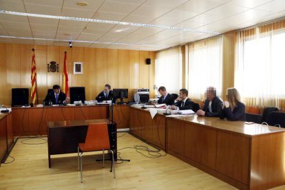 Sala de vistes de l'Audiència de Tarragona on s'ha realitzat el judici per l'assassinat d'una dona a Valls,