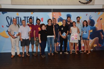 Los asistentes a la presentación de Santa Tecla.