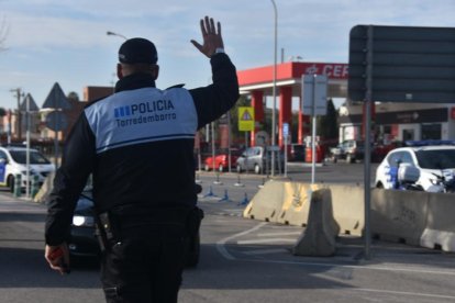 Imatge d'arxiu d'un agent de Policia Local de Torredembarra.