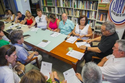 La reunión se celebró ayer en la sede de la Coordinadora de Entidades del Campo de Tarragona.