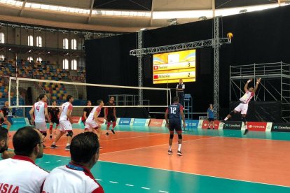 Partido de Voleibol en la Tarraco Arena Plaça.