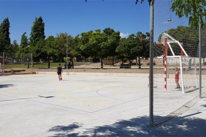 Imagen de la nueva pista, situada en el Parc de Santa Llúcia.