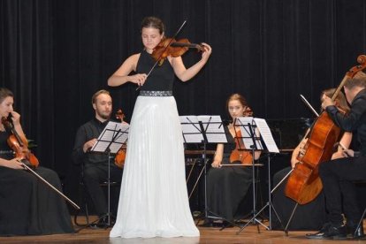 Inés Issel, durant la seva participació en el concurs internacional celebrat a Polònia la setmana passada.