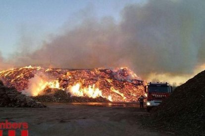 Imatge del 2009 de l'incendi forestal